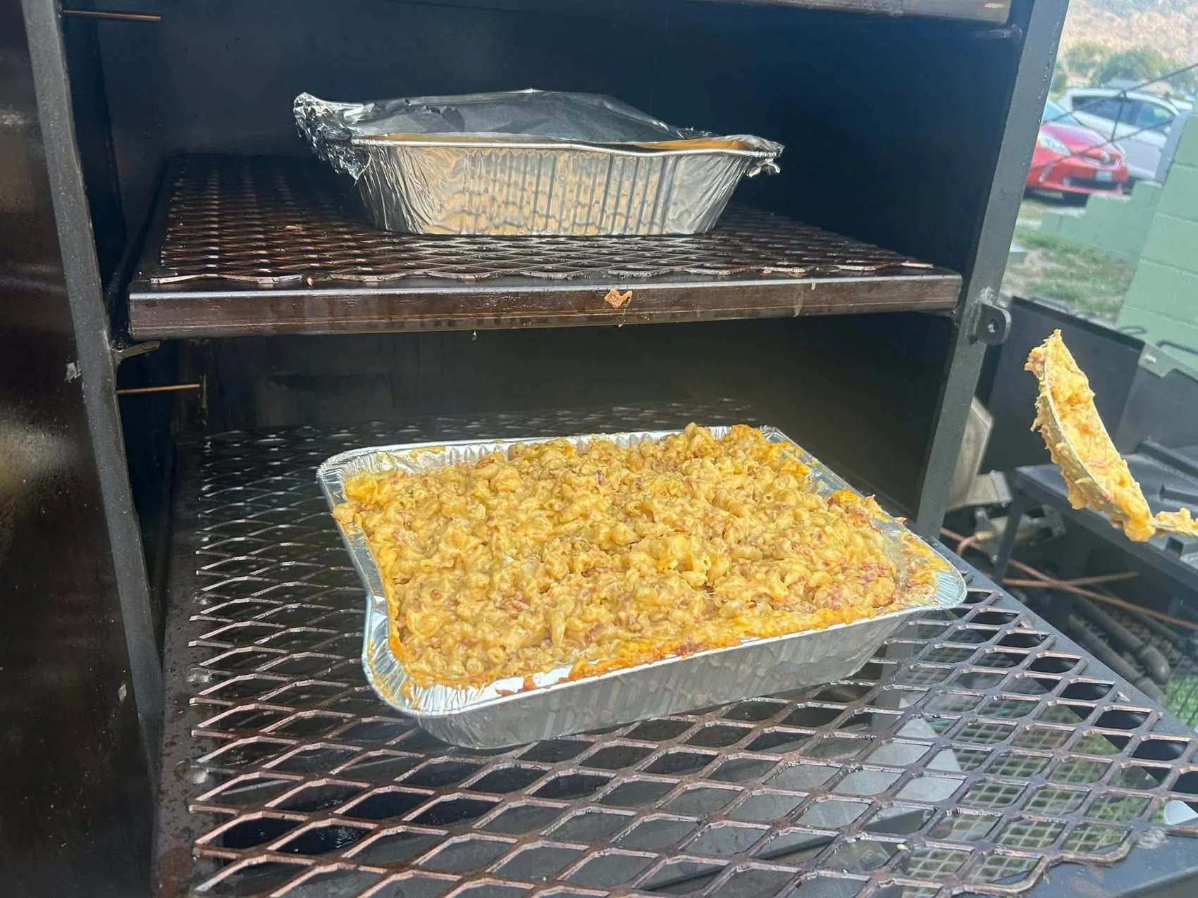 Smoked macaroni and cheese